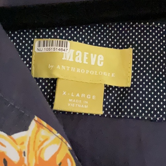 Maeve by Anthropologie Navy Polka Dot Garment - Picture 5 of 5